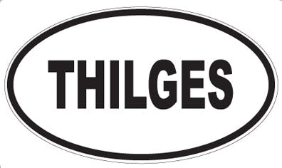 THILGES - Oval Sticker