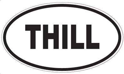 THILL - Oval Magnet
