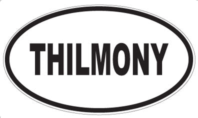 THILMONY - Oval Sticker