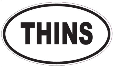 THINS - Oval Magnet