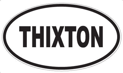 THIXTON - Oval Sticker