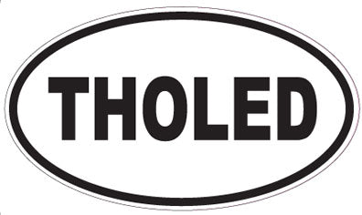 THOLED - Oval Sticker