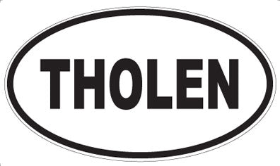 THOLEN - Oval Sticker