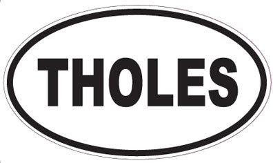 THOLES - Oval Sticker