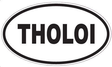 THOLOI - Oval Sticker