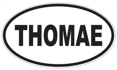 THOMAE - Oval Sticker