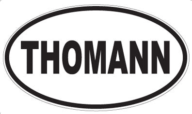 THOMANN - Oval Sticker