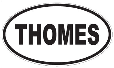 THOMES - Oval Sticker