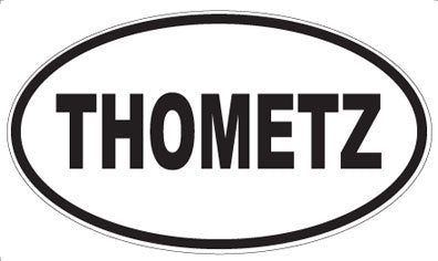 THOMETZ - Oval Sticker