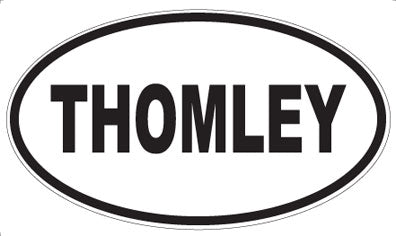 THOMLEY - Oval Sticker