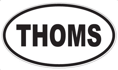 THOMS - Oval Sticker