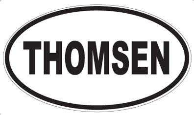 THOMSEN - Oval Sticker