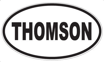 THOMSON - Oval Sticker