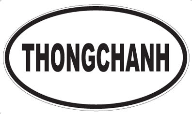THONGCHANH - Oval Sticker