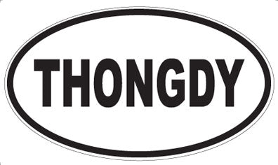 THONGDY - Oval Sticker