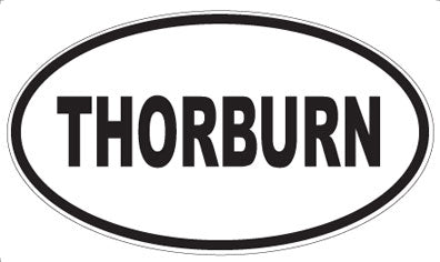 THORBURN - Oval Sticker