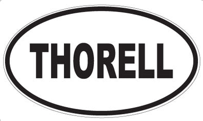 THORELL - Oval Sticker