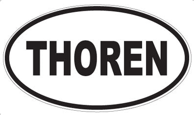 THOREN - Oval Sticker