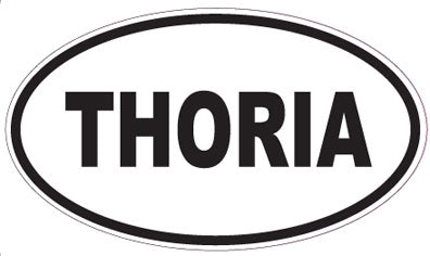 THORIA - Oval Sticker