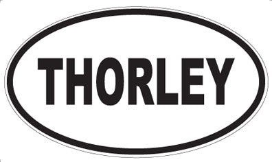 THORLEY - Oval Sticker