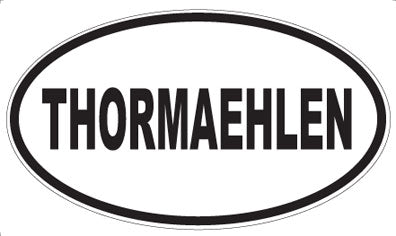 THORMAEHLEN - Oval Sticker
