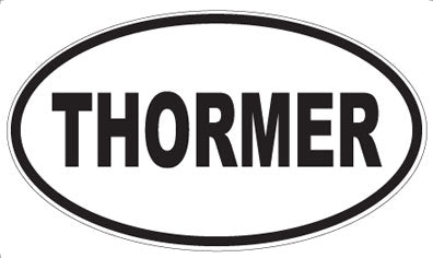 THORMER - Oval Sticker