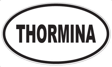 THORMINA - Oval Sticker