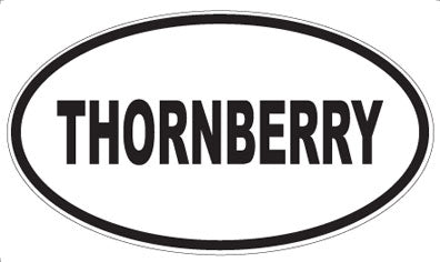 THORNBERRY - Oval Sticker