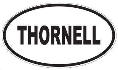 THORNELL - Oval Sticker