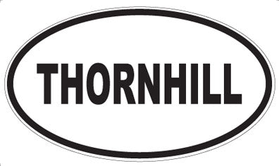THORNHILL - Oval Sticker
