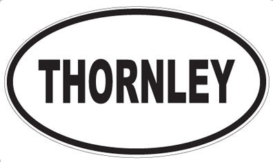 THORNLEY - Oval Sticker