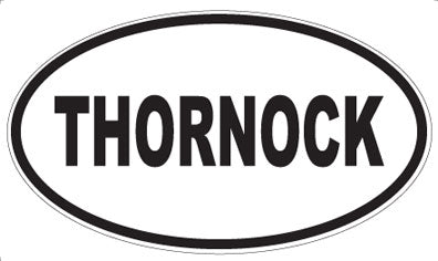 THORNOCK - Oval Sticker