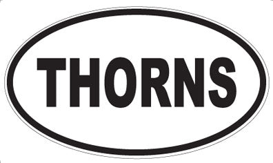 THORNS - Oval Magnet