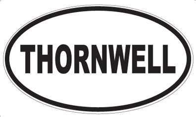 THORNWELL - Oval Sticker