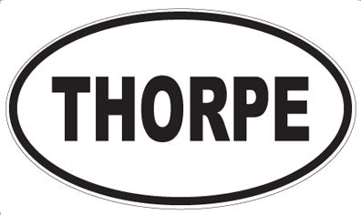 THORPE - Oval Magnet