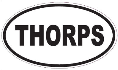 THORPS - Oval Sticker