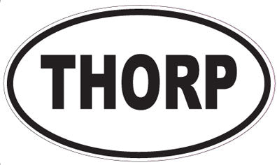 THORP - Oval Magnet