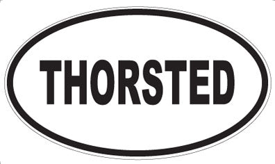 THORSTED - Oval Sticker