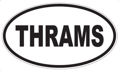 THRAMS - Oval Sticker