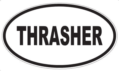 THRASHER - Oval Sticker