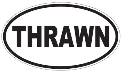 THRAWN - Oval Sticker