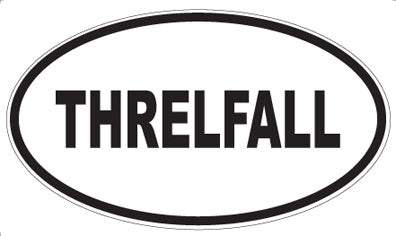THRELFALL - Oval Sticker