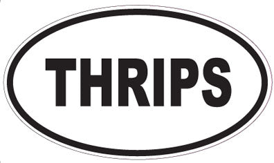 THRIPS - Oval Sticker
