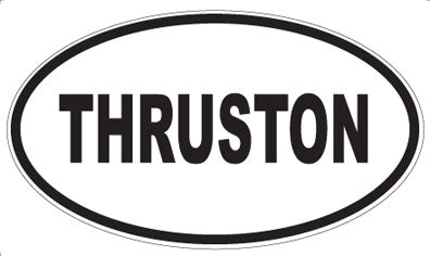 THRUSTON - Oval Sticker