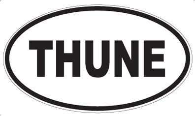 THUNE - Oval Sticker