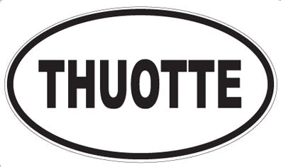 THUOTTE - Oval Sticker