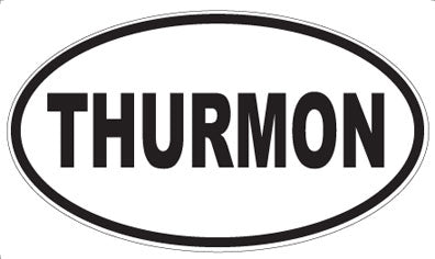 THURMON - Oval Sticker