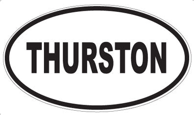 THURSTON - Oval Sticker