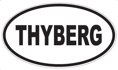 THYBERG - Oval Sticker