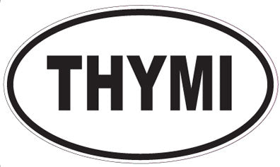 THYMI - Oval Sticker